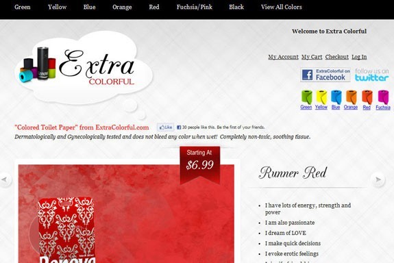 Extra Colorful Ecommerce Website
