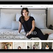 Lux Loungewear Shopify E-Commerce Website by by CPD | A Top Rated Web Design Agency in San Diego